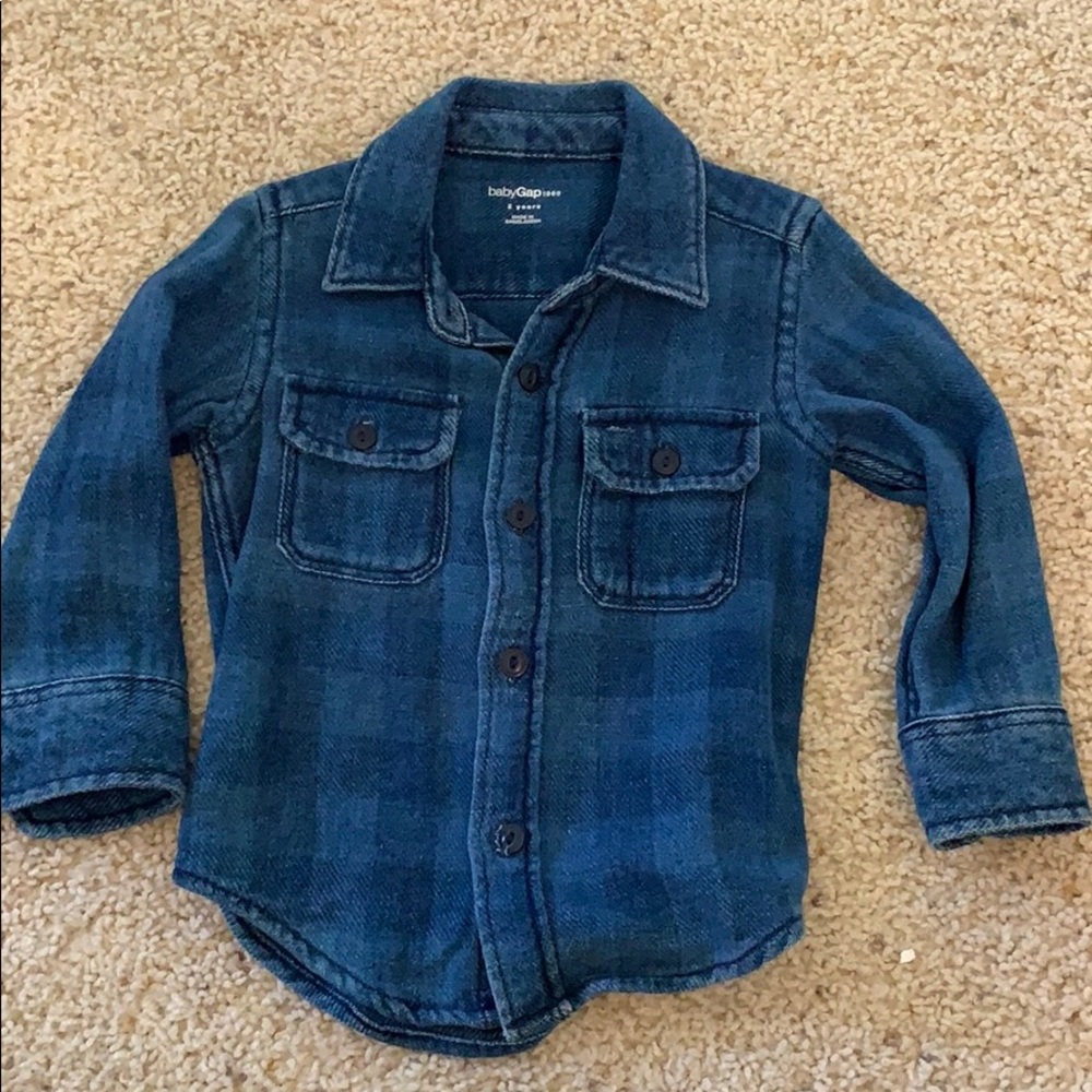 Gap jean shirt boy